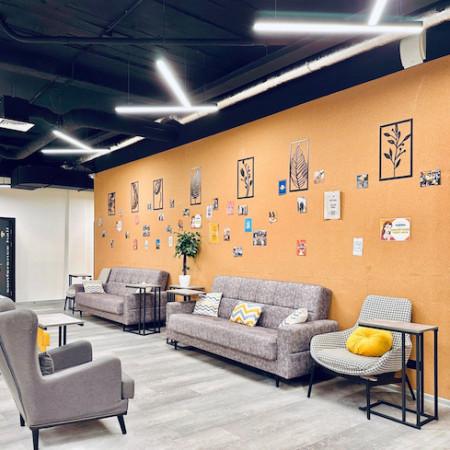 Общий вид этажа (open space)