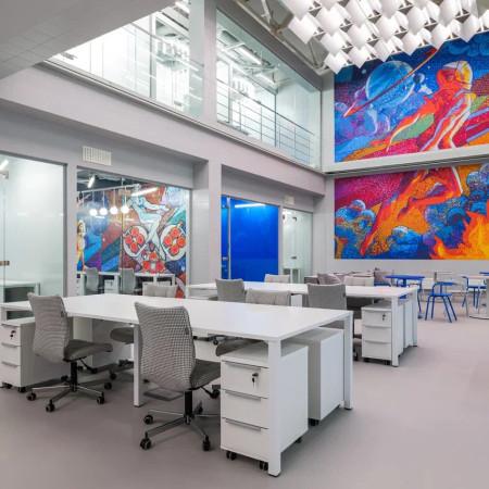 Общий вид этажа (open space)