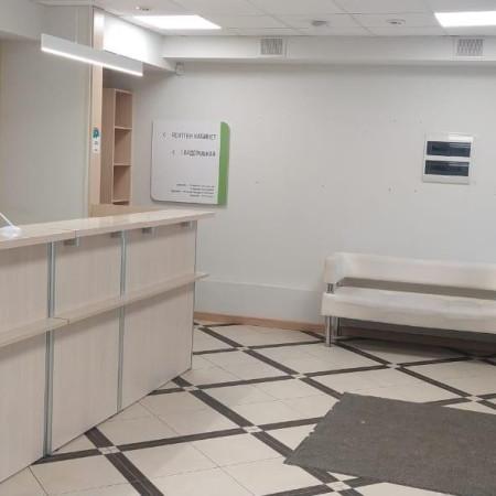 Вид ресепшн на этаже