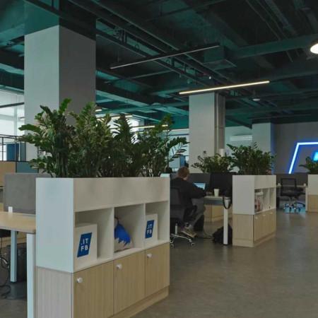 Общий вид этажа (open space)