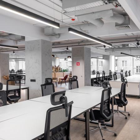 Общий вид этажа (open space)