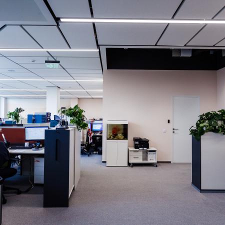 Общий вид этажа (open space)