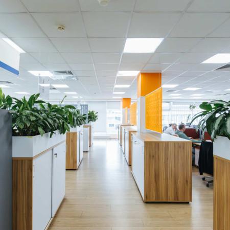 Общий вид этажа (open space)
